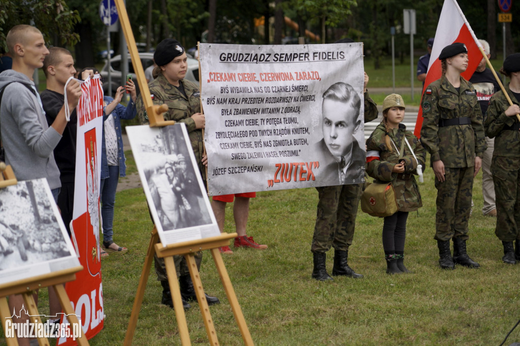 Grudziądz. Obchody  77. rocznicy wybuchu powstania warszawskiego