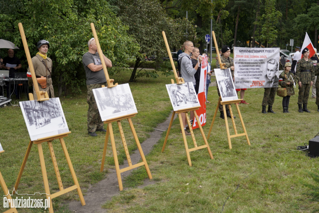 Grudziądz. Obchody  77. rocznicy wybuchu powstania warszawskiego