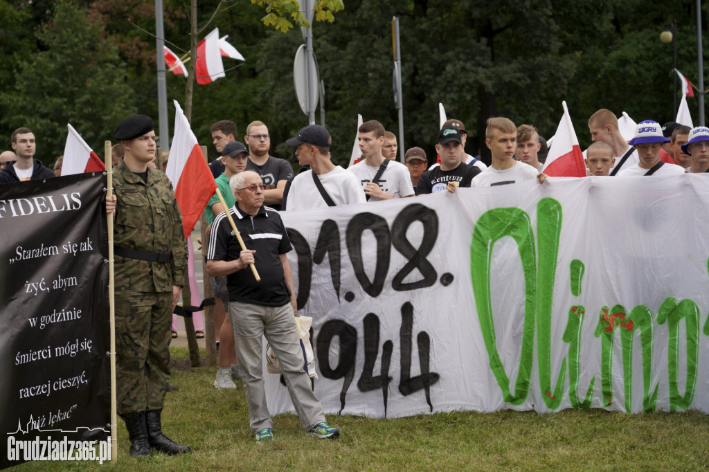 Grudziądz. Obchody  77. rocznicy wybuchu powstania warszawskiego