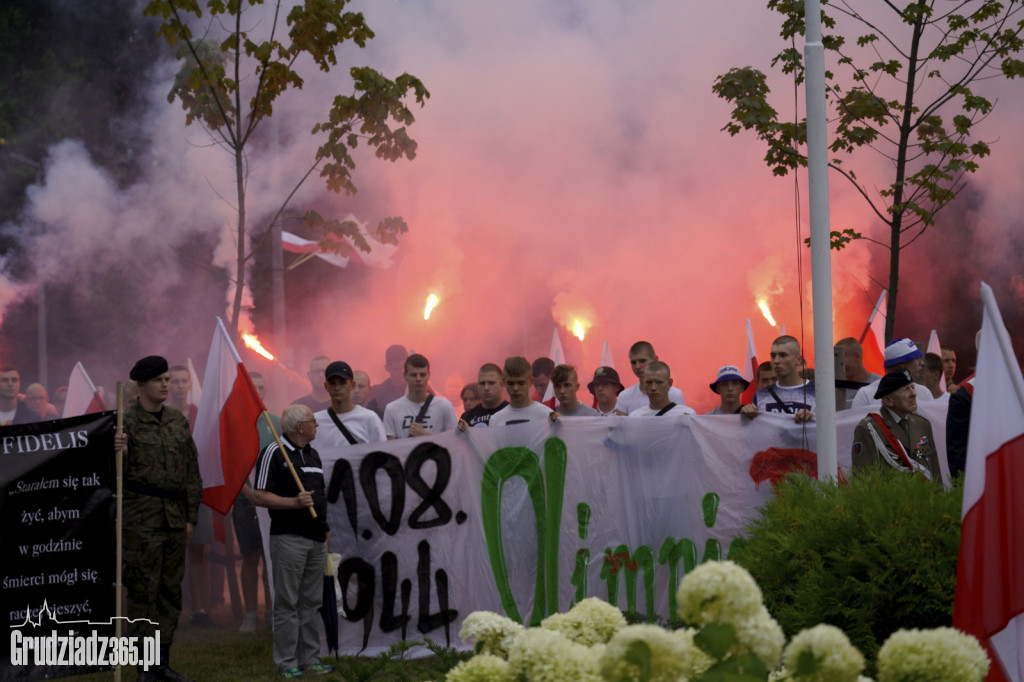 Grudziądz. Obchody  77. rocznicy wybuchu powstania warszawskiego