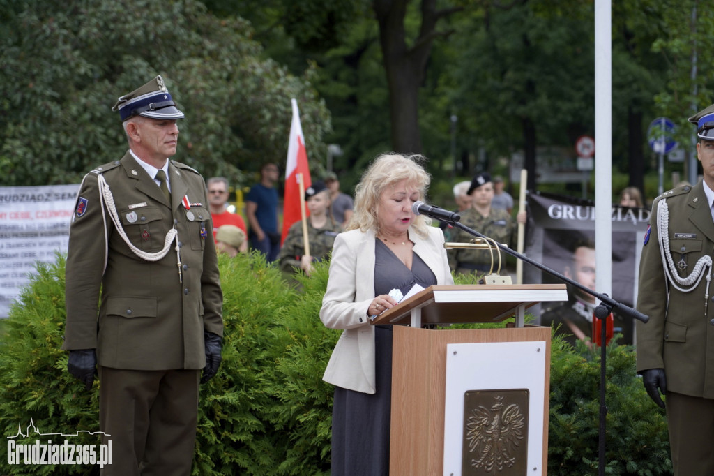 Grudziądz. Obchody  77. rocznicy wybuchu powstania warszawskiego