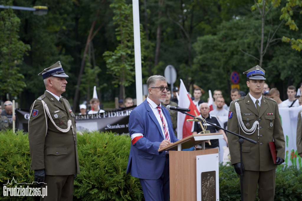 Grudziądz. Obchody  77. rocznicy wybuchu powstania warszawskiego