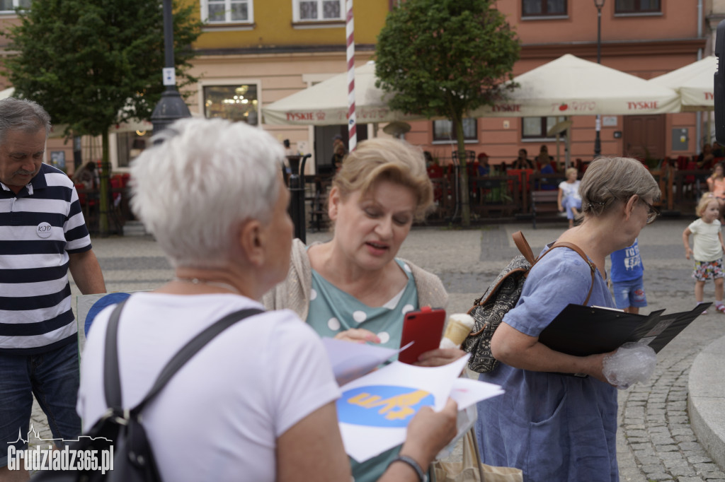 Protest w obronie wolnych mediów
