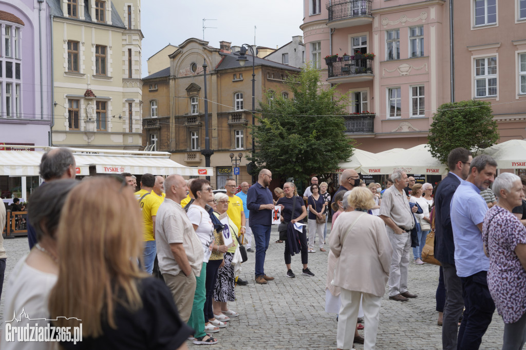 Protest w obronie wolnych mediów
