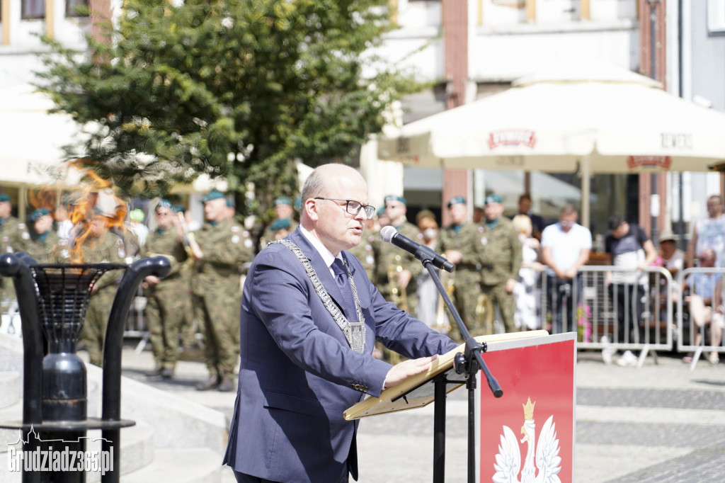 Grudziądz. Uroczyste obchody Święta Wojska Polskiego