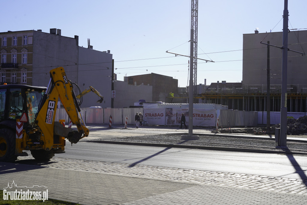 Remont Toruńskiej w Grudziądzu 4 marca 2022