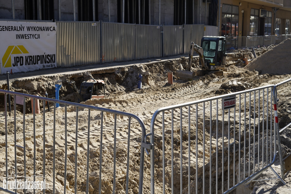 Remont Toruńskiej w Grudziądzu 4 marca 2022