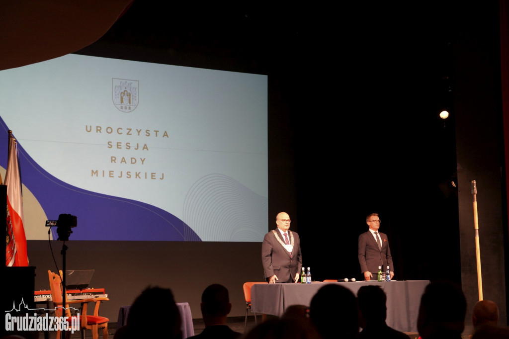 Uroczysta sesja Rady Miejskiej Grudziądza