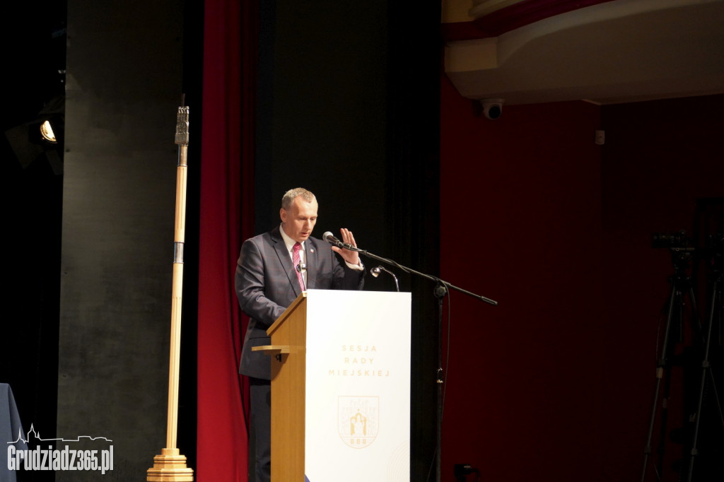 Uroczysta sesja Rady Miejskiej Grudziądza
