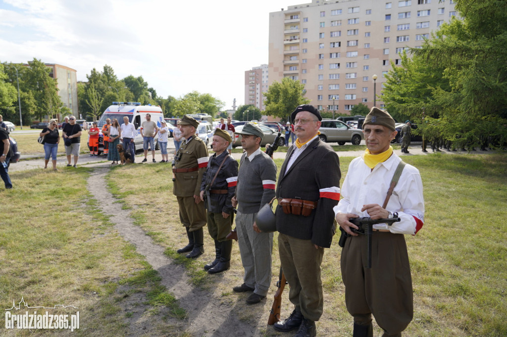 Uroczystości w Grudziądzu z okazji 78. rocznicy wybuchu powstania warszawskiego