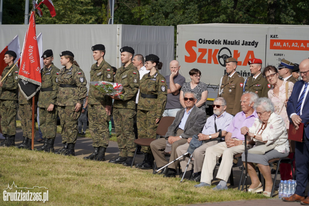 Uroczystości w Grudziądzu z okazji 78. rocznicy wybuchu powstania warszawskiego