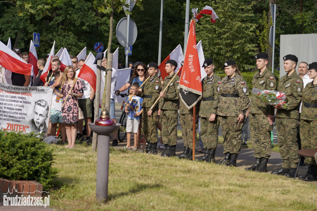 Uroczystości w Grudziądzu z okazji 78. rocznicy wybuchu powstania warszawskiego