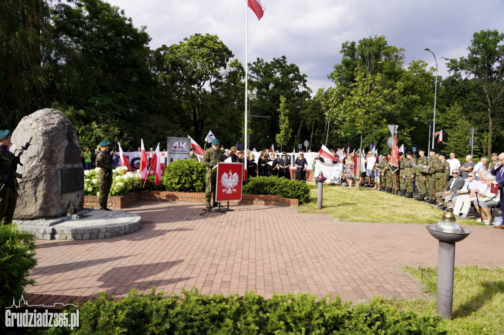 Uroczystości w Grudziądzu z okazji 78. rocznicy wybuchu powstania warszawskiego