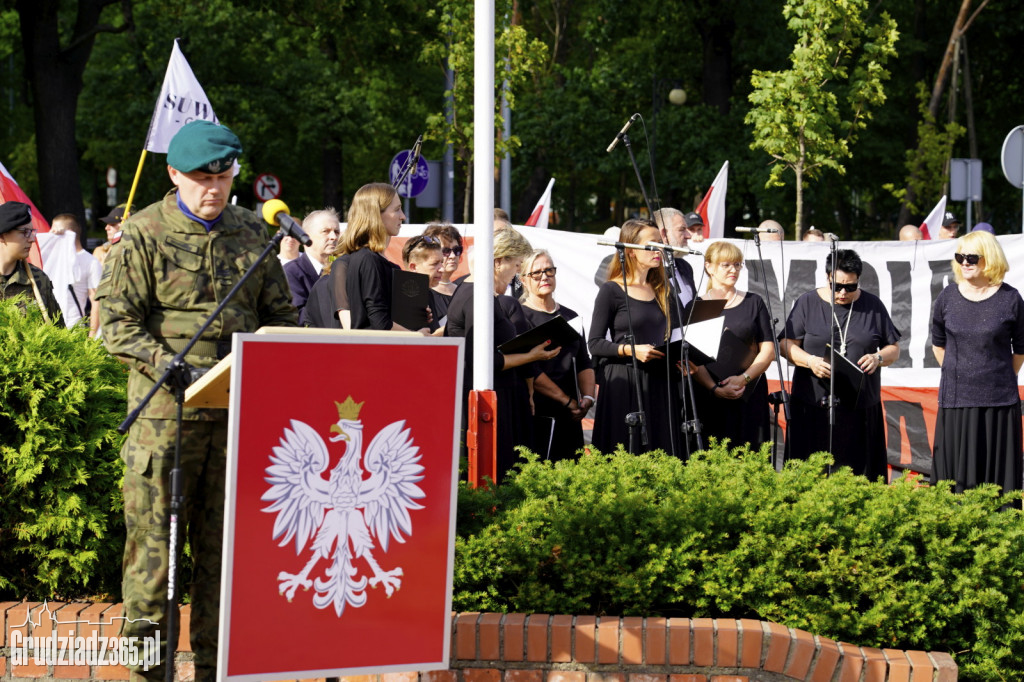 Uroczystości w Grudziądzu z okazji 78. rocznicy wybuchu powstania warszawskiego
