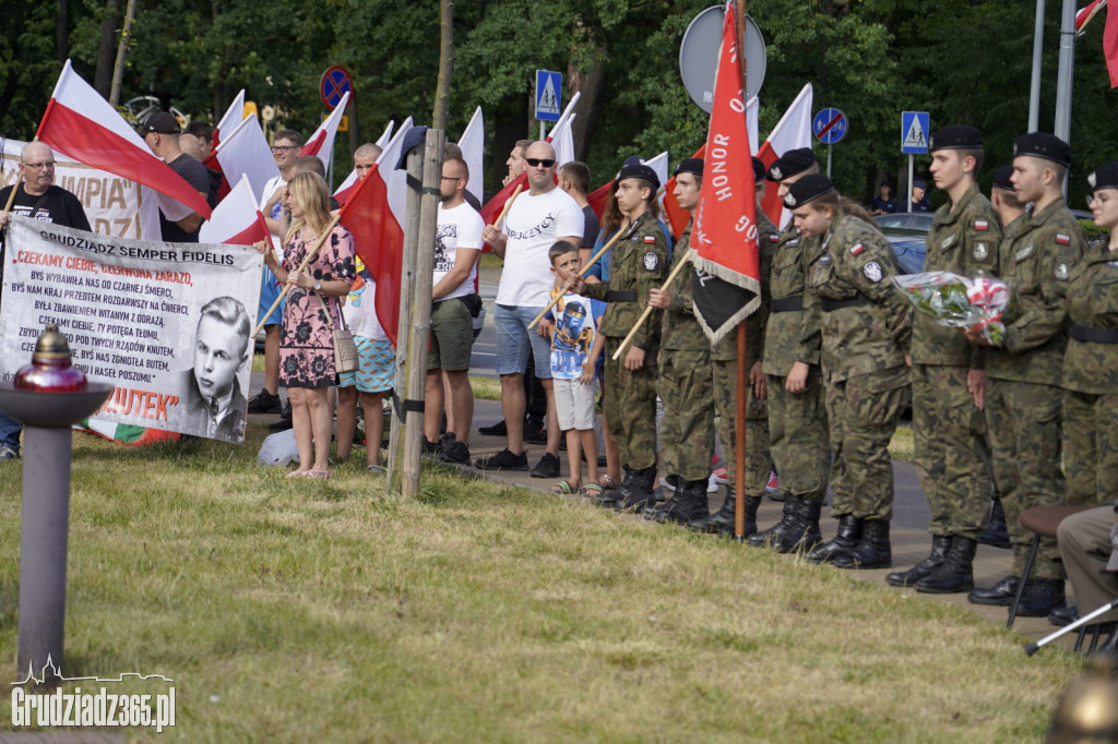 Uroczystości w Grudziądzu z okazji 78. rocznicy wybuchu powstania warszawskiego