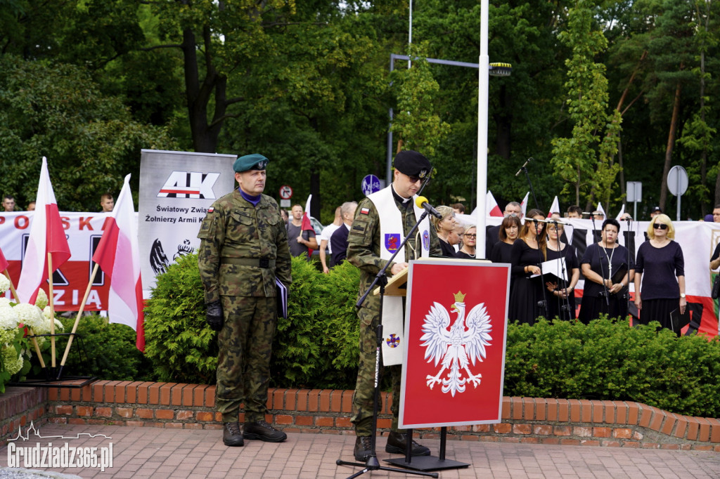 Uroczystości w Grudziądzu z okazji 78. rocznicy wybuchu powstania warszawskiego