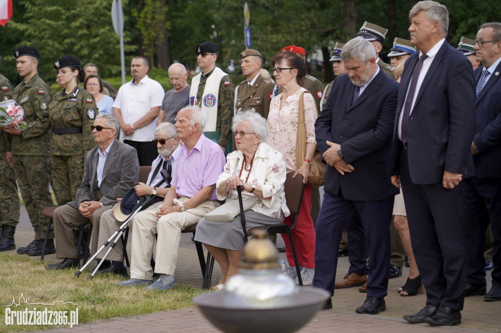 Uroczystości w Grudziądzu z okazji 78. rocznicy wybuchu powstania warszawskiego