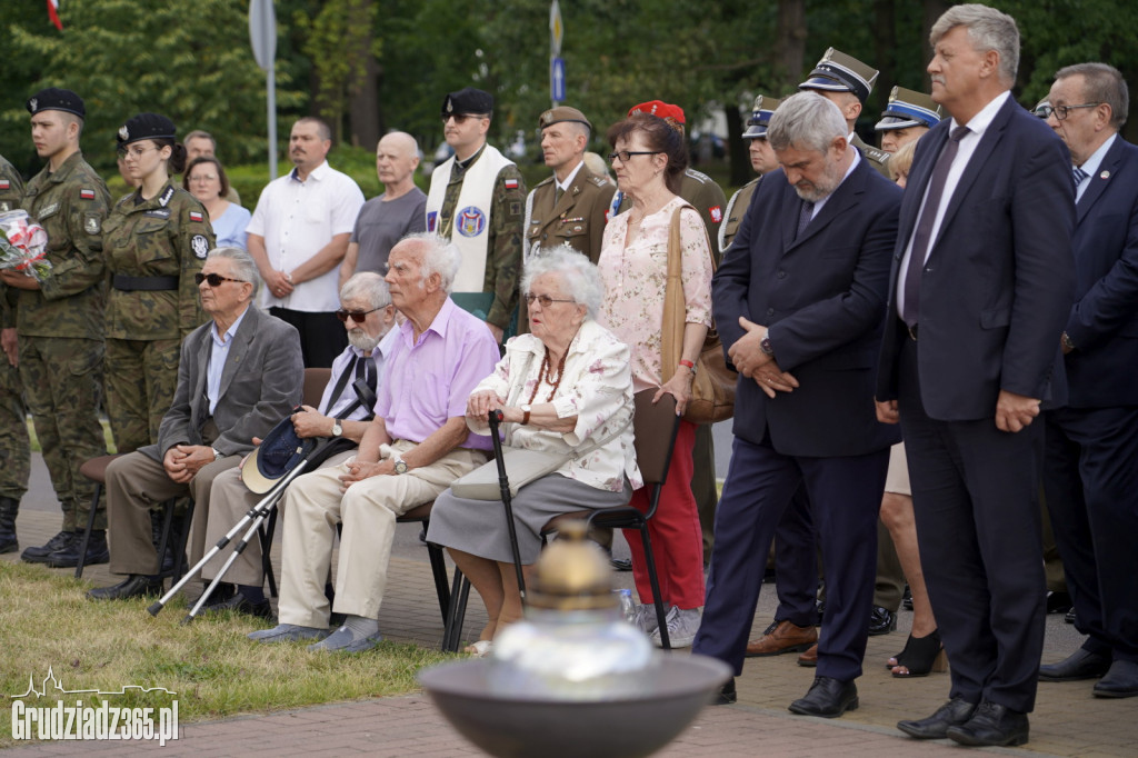Uroczystości w Grudziądzu z okazji 78. rocznicy wybuchu powstania warszawskiego