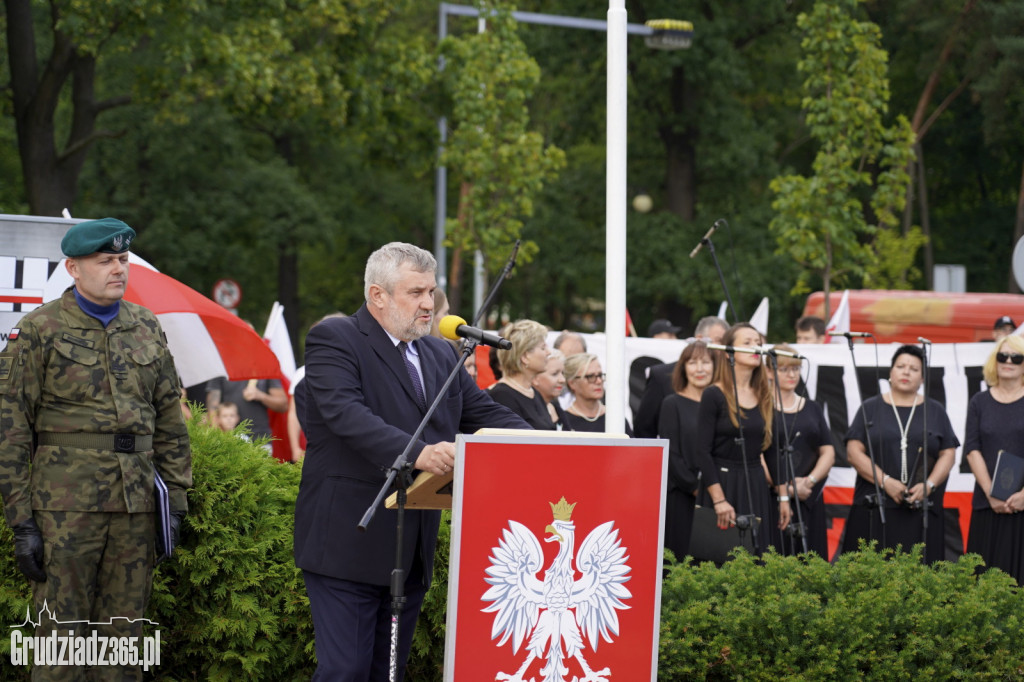 Uroczystości w Grudziądzu z okazji 78. rocznicy wybuchu powstania warszawskiego