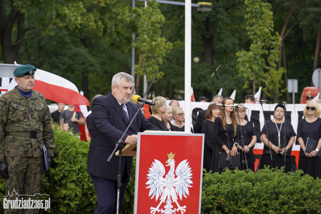 Uroczystości w Grudziądzu z okazji 78. rocznicy wybuchu powstania warszawskiego