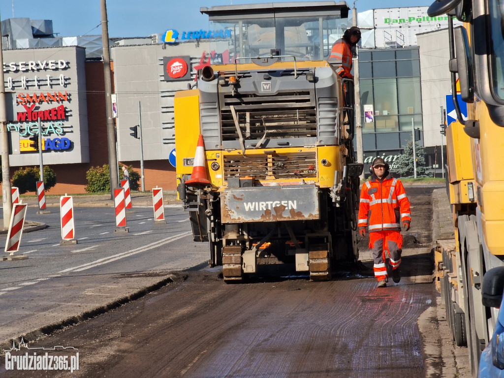 Remont ulicy Włodka w Grudziądzu
