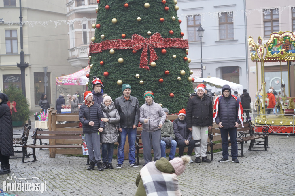 Wizyta św. Mikołaja na grudziądzkim Rynku