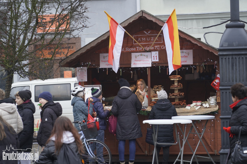 Wizyta św. Mikołaja na grudziądzkim Rynku