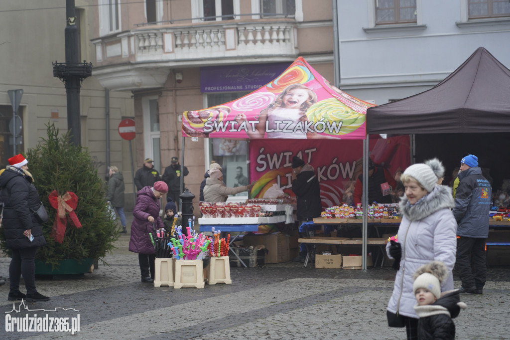 Wizyta św. Mikołaja na grudziądzkim Rynku