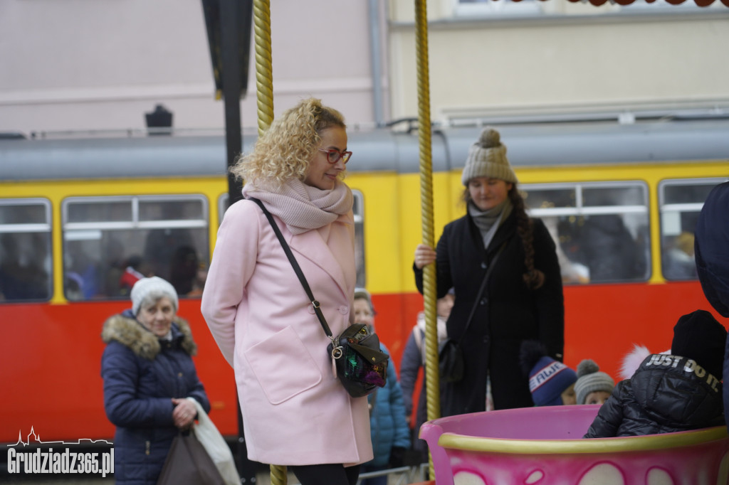 Wizyta św. Mikołaja na grudziądzkim Rynku