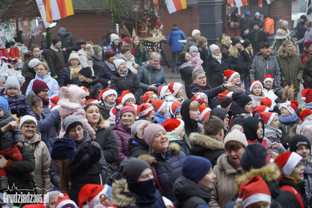 Wizyta św. Mikołaja na grudziądzkim Rynku