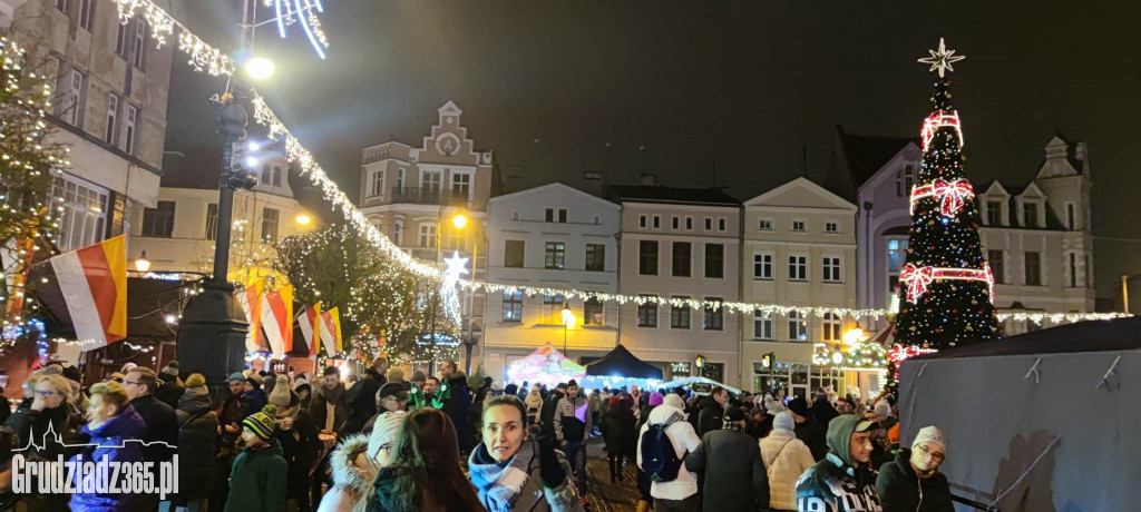Uruchomienie świątecznych iluminacji w Grudziądzu