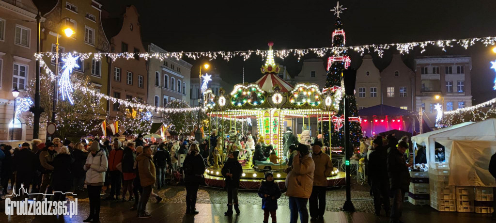 Uruchomienie świątecznych iluminacji w Grudziądzu