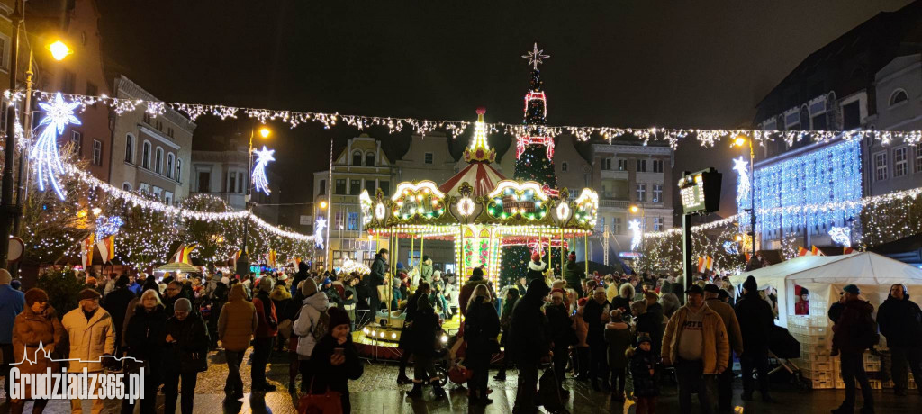 Uruchomienie świątecznych iluminacji w Grudziądzu