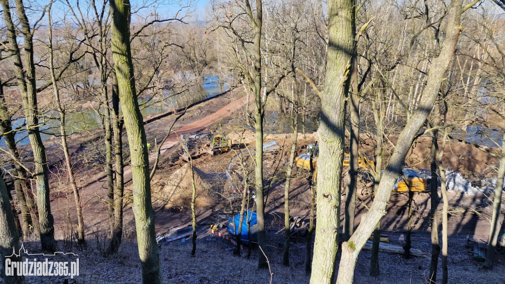 Rozpoczęto budowę ujęcia wody z Wisły dla elektrowni gazowej w Grudziądzu