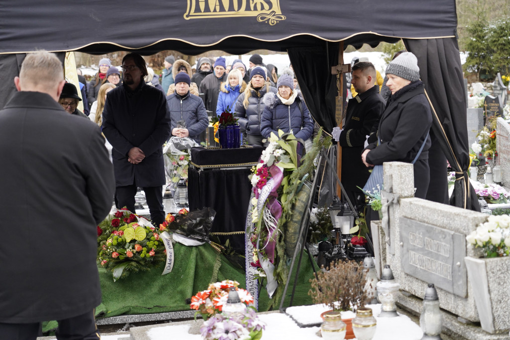 Pogrzeb Ryszarda Gralaka, byłego prezesa KS Stal Grudziądz