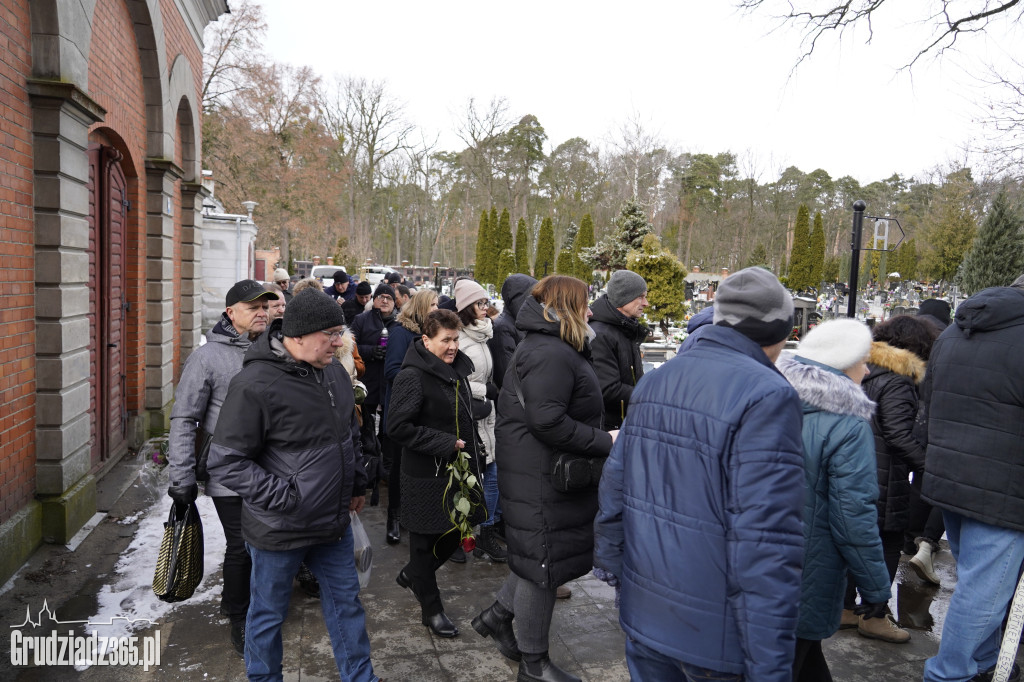 Pogrzeb Ryszarda Gralaka, byłego prezesa KS Stal Grudziądz