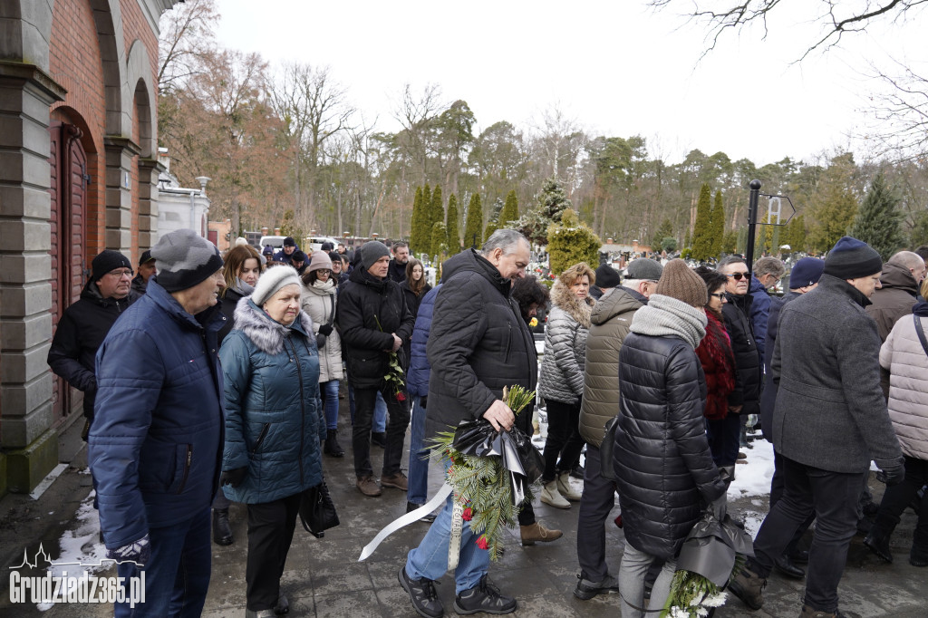 Pogrzeb Ryszarda Gralaka, byłego prezesa KS Stal Grudziądz