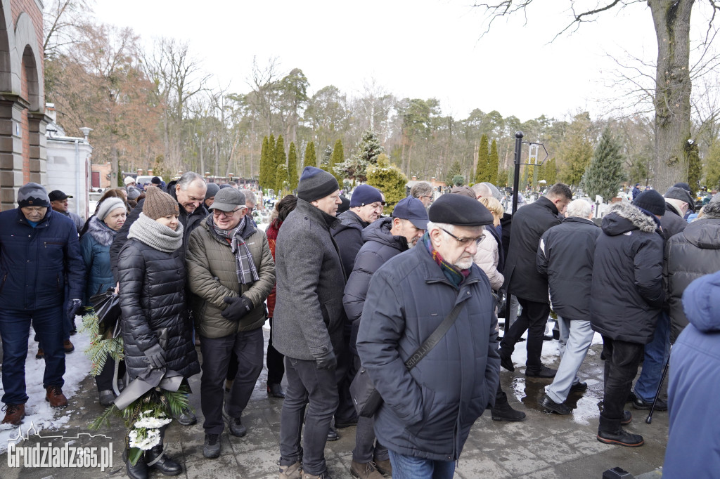 Pogrzeb Ryszarda Gralaka, byłego prezesa KS Stal Grudziądz