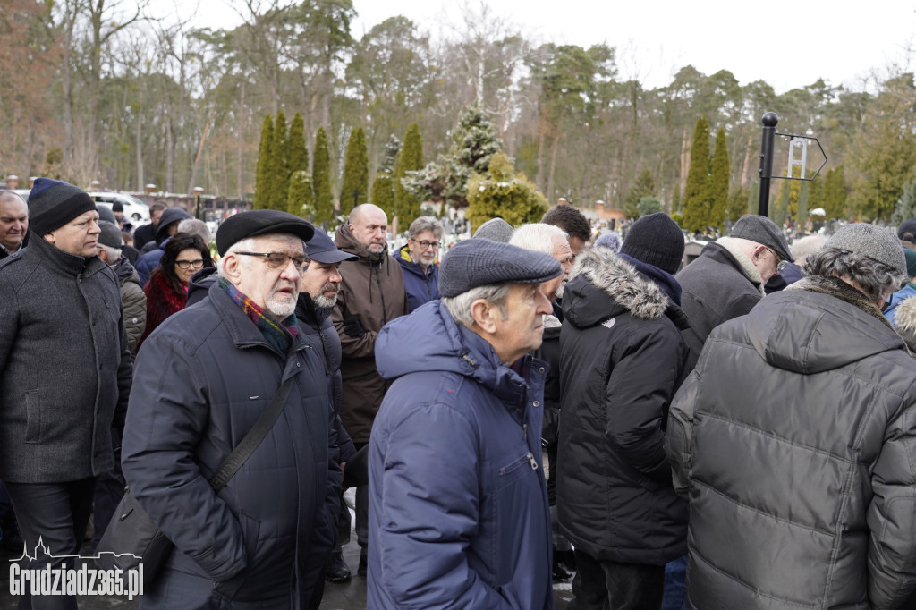 Pogrzeb Ryszarda Gralaka, byłego prezesa KS Stal Grudziądz