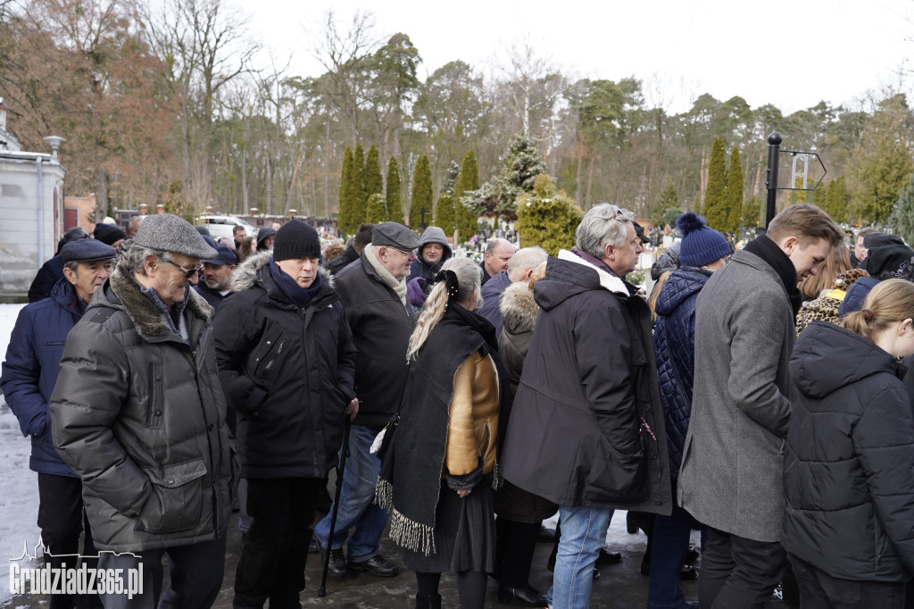 Pogrzeb Ryszarda Gralaka, byłego prezesa KS Stal Grudziądz