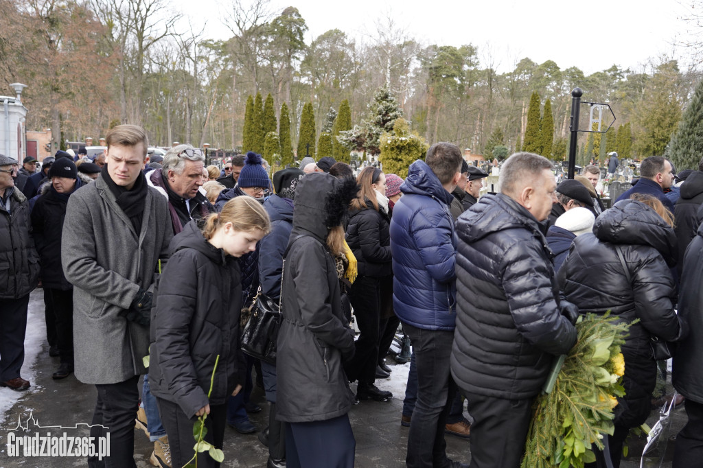 Pogrzeb Ryszarda Gralaka, byłego prezesa KS Stal Grudziądz