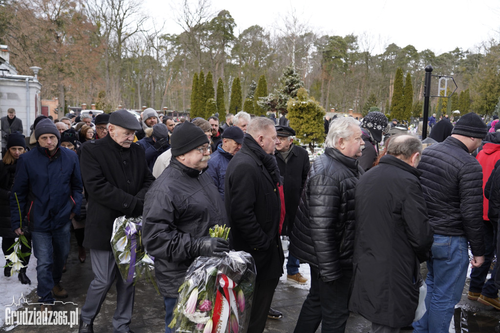 Pogrzeb Ryszarda Gralaka, byłego prezesa KS Stal Grudziądz
