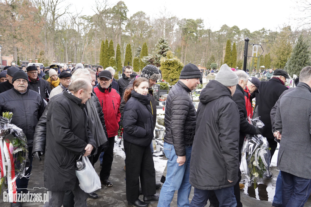 Pogrzeb Ryszarda Gralaka, byłego prezesa KS Stal Grudziądz