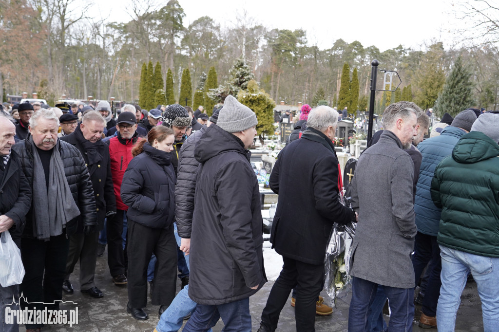 Pogrzeb Ryszarda Gralaka, byłego prezesa KS Stal Grudziądz