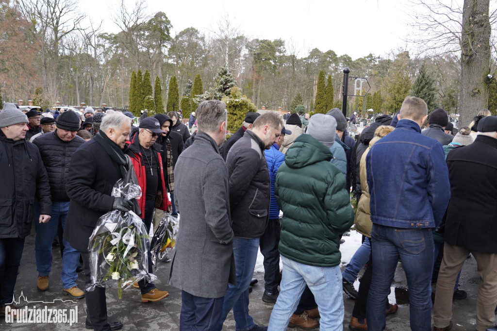 Pogrzeb Ryszarda Gralaka, byłego prezesa KS Stal Grudziądz