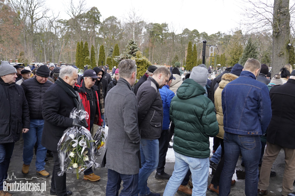 Pogrzeb Ryszarda Gralaka, byłego prezesa KS Stal Grudziądz