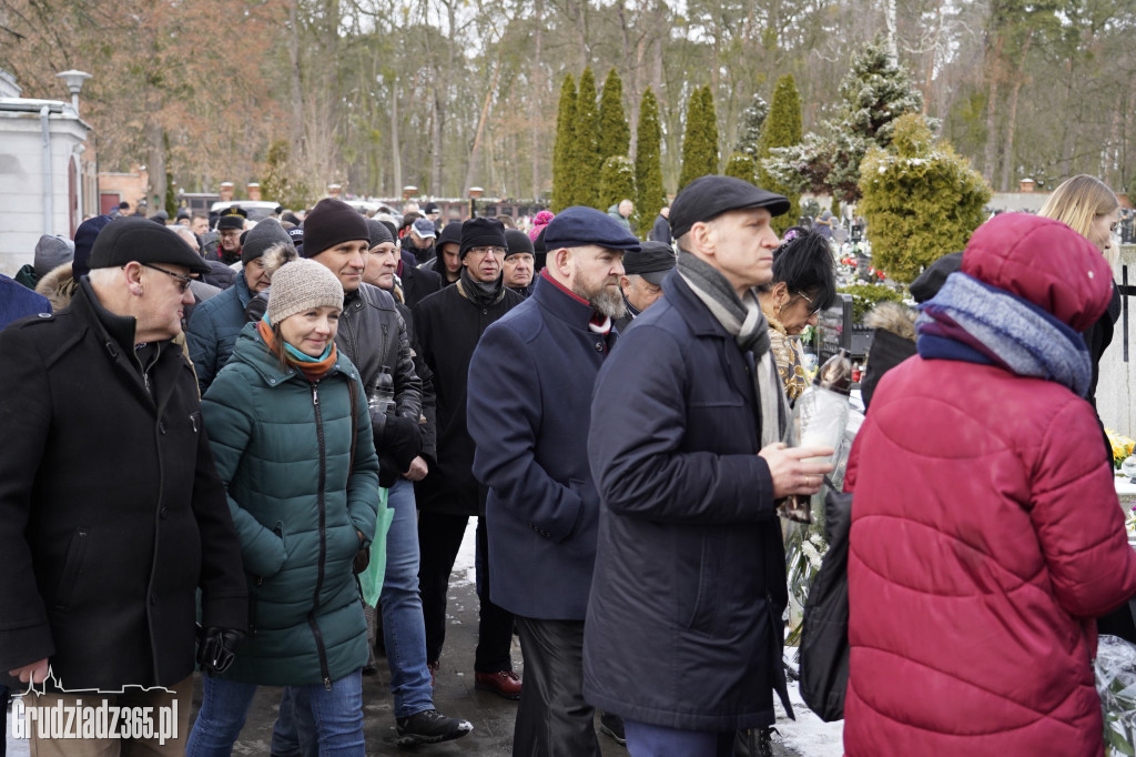 Pogrzeb Ryszarda Gralaka, byłego prezesa KS Stal Grudziądz