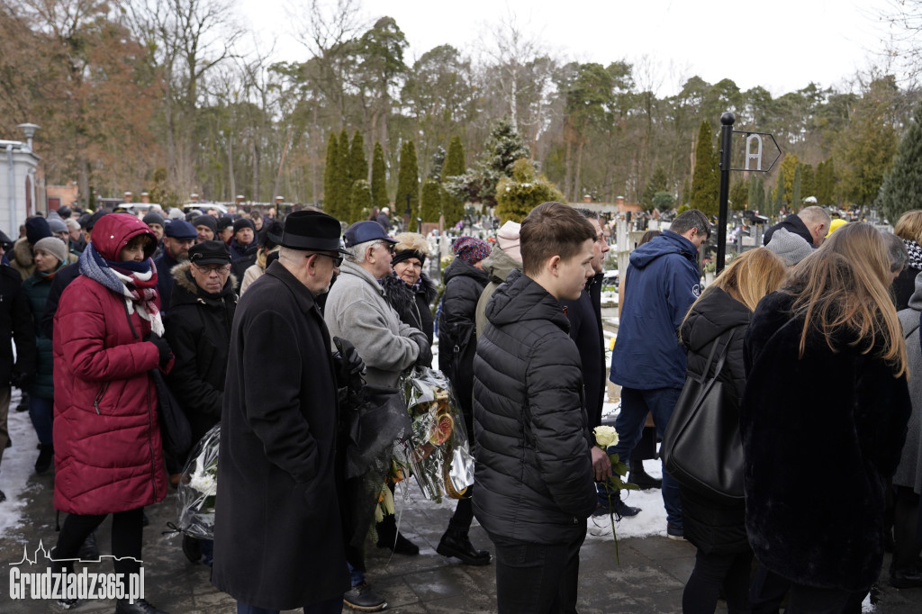 Pogrzeb Ryszarda Gralaka, byłego prezesa KS Stal Grudziądz