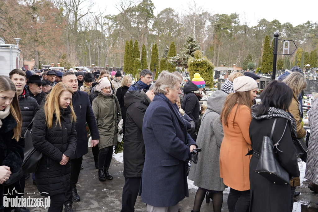 Pogrzeb Ryszarda Gralaka, byłego prezesa KS Stal Grudziądz