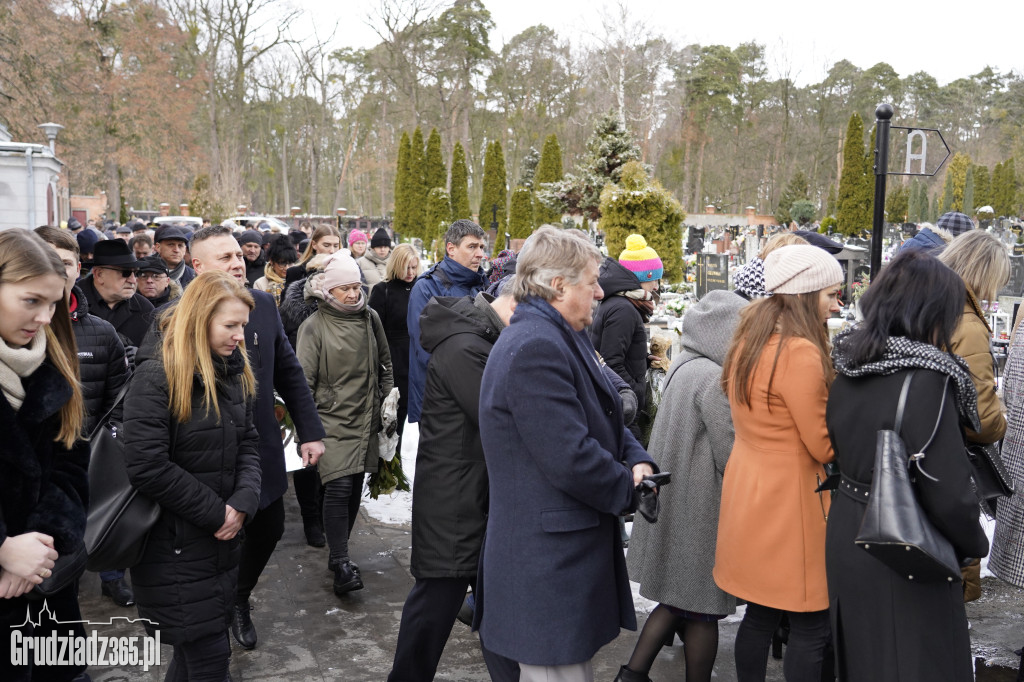 Pogrzeb Ryszarda Gralaka, byłego prezesa KS Stal Grudziądz